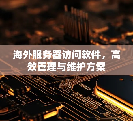 海外服务器访问软件，高效管理与维护方案