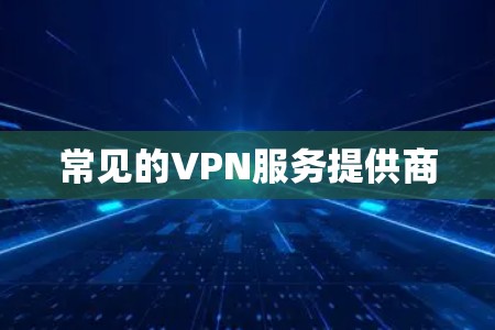 常见的VPN服务提供商 常见的VPN服务提供商