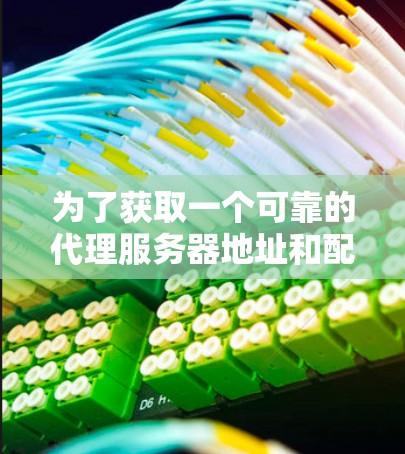 为了获取一个可靠的代理服务器地址和配置方法，请按照以下步骤操作