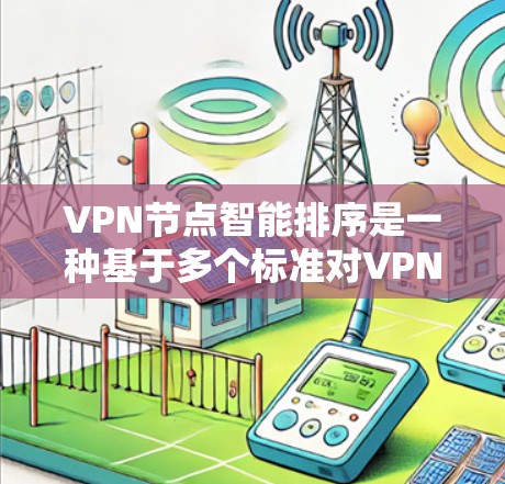 VPN节点智能排序是一种基于多个标准对VPN服务器进行评估和排序的技术,旨在帮助用户快速找到最适合其需求的节点。以下是关于VPN节点智能排序的详细说明 VPN节点智能排序是一种基于多个标准对VPN服务器进行评估和排序的技术,旨在帮助用户快速找到最适合其需求的节点。以下是关于VPN节点智能排序的详细说明