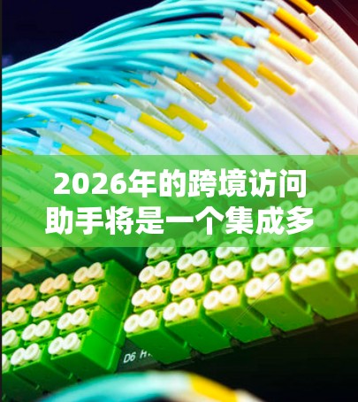 2026年的跨境访问助手将是一个集成多种先进技术的综合平台,旨在满足不同用户的跨境需求,提供高效、安全和合规的服务。以下是对2026跨境访问助手的详细分析 2026年的跨境访问助手将是一个集成多种先进技术的综合平台,旨在满足不同用户的跨境需求,提供高效、安全和合规的服务。以下是对2026跨境访问助手的详细分析