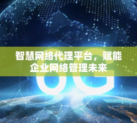 智慧网络代理平台,赋能企业网络管理未来 智慧网络代理平台,赋能企业网络管理未来