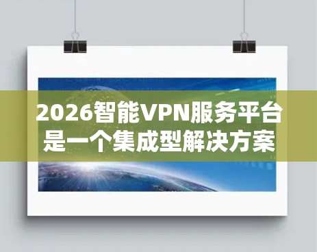 2026智能VPN服务平台是一个集成型解决方案，旨在为用户提供全面的网络安全和便捷访问服务。以下是对该平台的详细分析