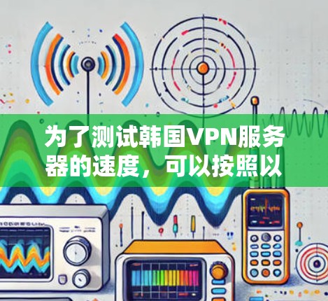 为了测试韩国VPN服务器的速度，可以按照以下步骤进行