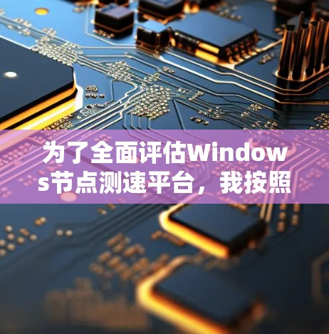 为了全面评估Windows节点测速平台,我按照以下步骤进行了分析和思考 为了全面评估Windows节点测速平台,我按照以下步骤进行了分析和思考