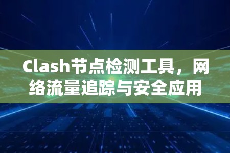 Clash节点检测工具,网络流量追踪与安全应用 Clash节点检测工具,网络流量追踪与安全应用