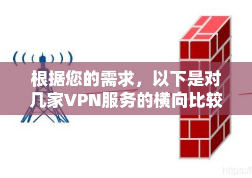 根据您的需求,以下是对几家VPN服务的横向比较,帮助您选择最适合您的方案 根据您的需求,以下是对几家VPN服务的横向比较,帮助您选择最适合您的方案