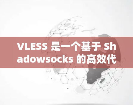 VLESS 是一个基于 Shadowsocks 的高效代理工具,能够帮助用户绕过网络限制,实现自由上网。以下是使用 VLESS 客户端的基本设置步骤和常用配置 VLESS 是一个基于 Shadowsocks 的高效代理工具,能够帮助用户绕过网络限制,实现自由上网。以下是使用 VLESS 客户端的基本设置步骤和常用配置