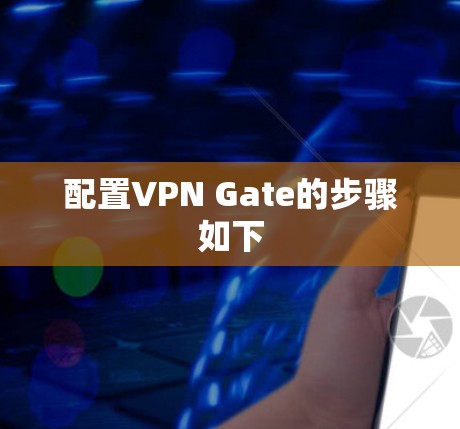 配置VPN Gate的步骤如下